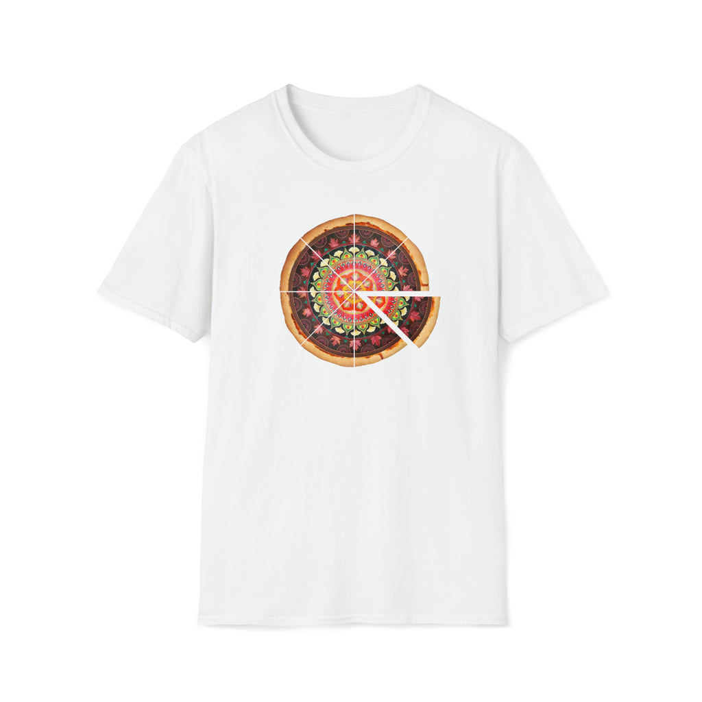 Tree Leaf Pizza Mandala T-Shirt