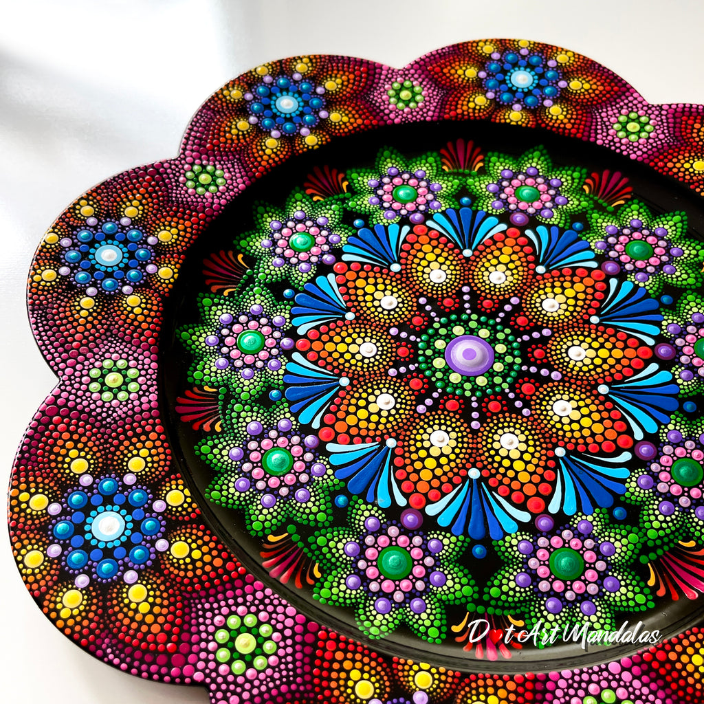 Gratitude Dots: Thanksgiving Plate Mandalas