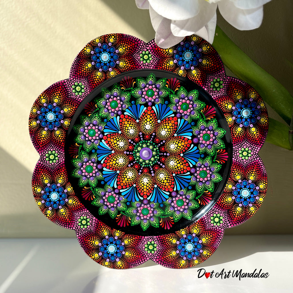 Gratitude Dots: Thanksgiving Plate Mandalas