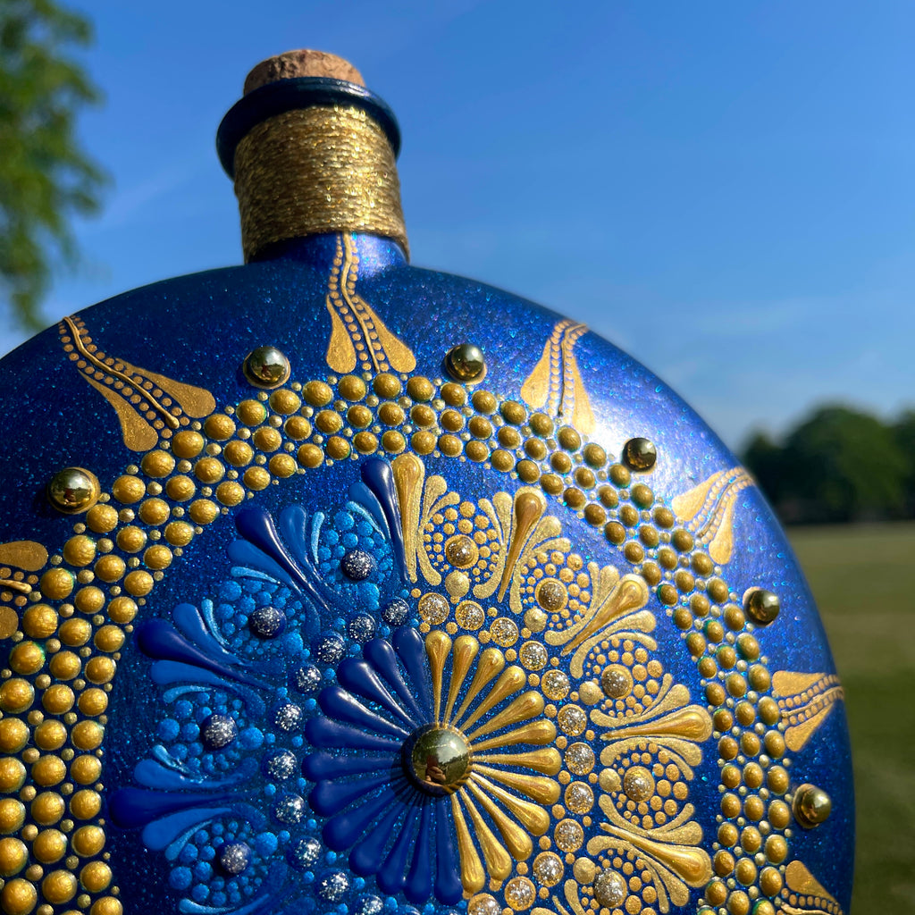 The Sun And The Moon Bottle Art