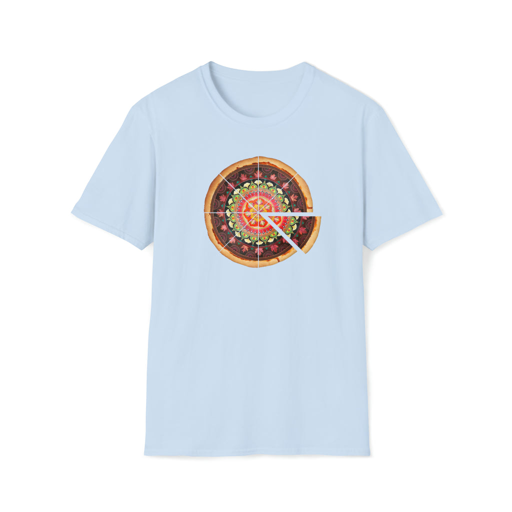 Tree Leaf Pizza Mandala T-Shirt