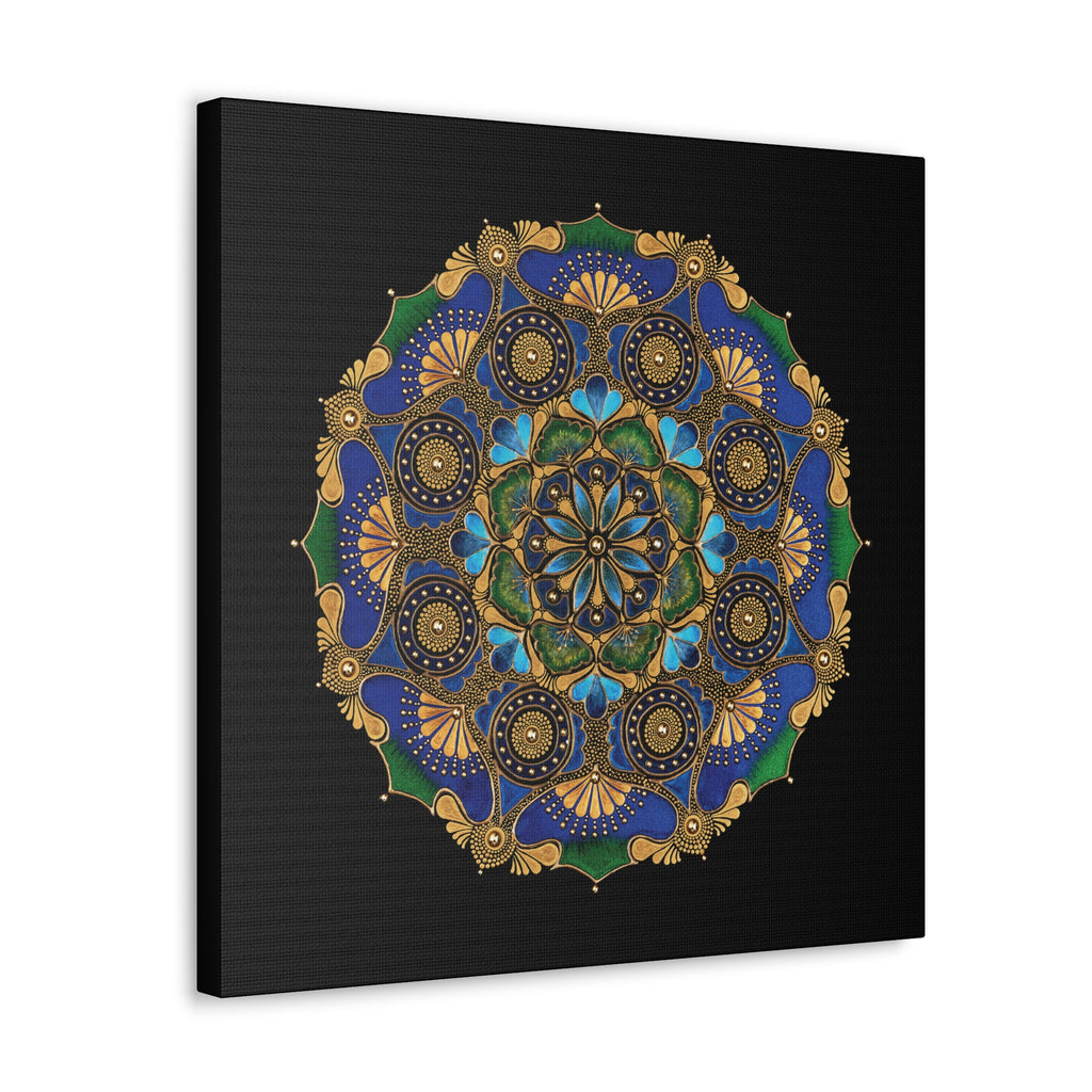 Magnificent Flower Of Life Mandala Printed Canvas