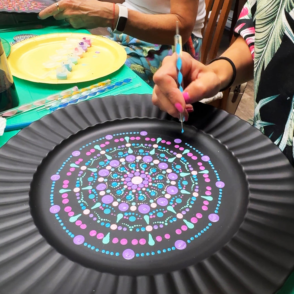 Mandala Plate Painting Workshop