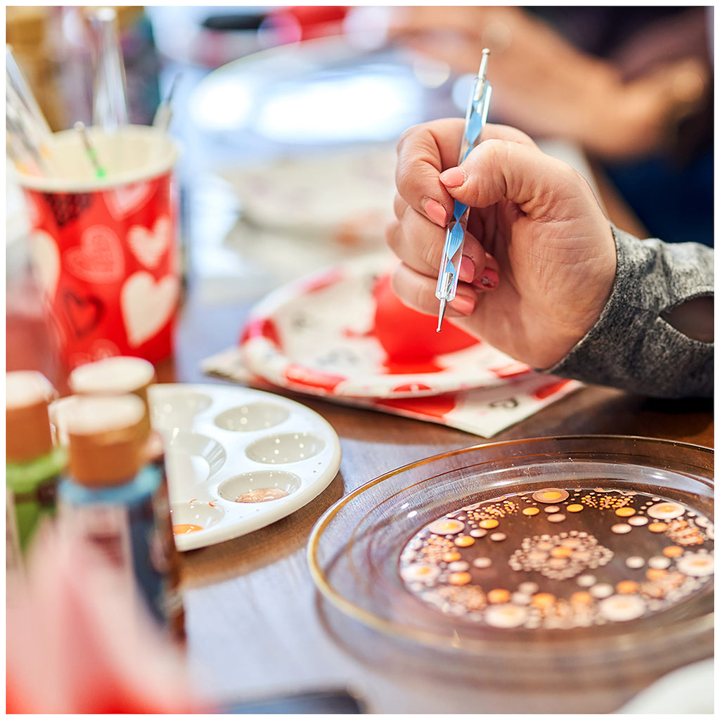 Gratitude Dots: Thanksgiving Plate Mandalas