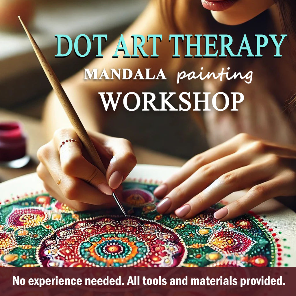 Dot Art Therapy Mandala Painting Workshop