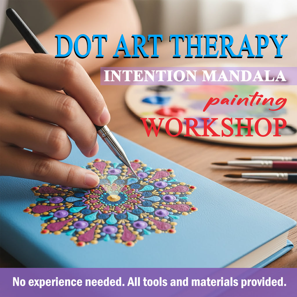 Create Your Own Intention Mandala Planner - A Transformational Dot Art Therapy Experience