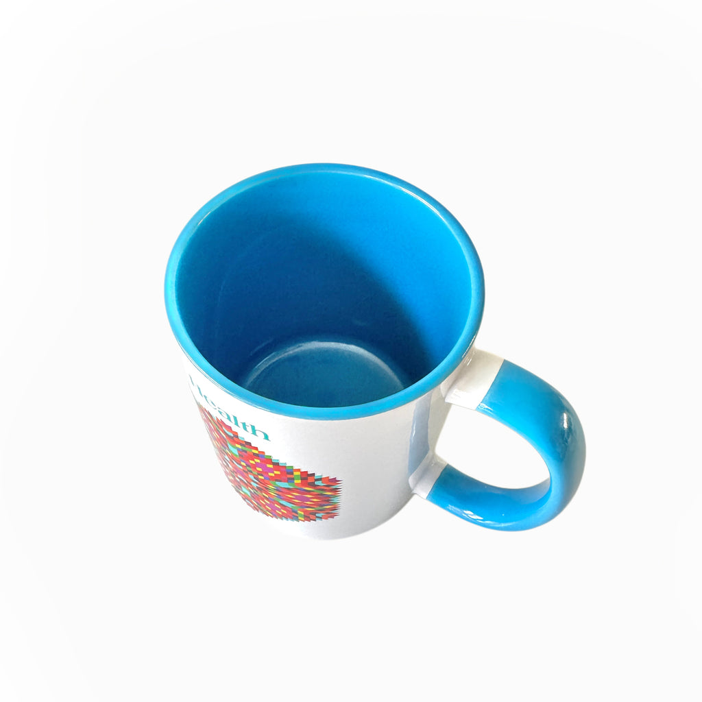 “Health” Fibonacci Mandala Mug - Harmony of Body, Mind, and Spirit