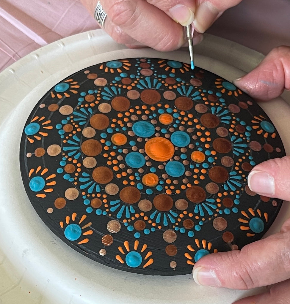 Treasure in Dots: Mandala Jewelry Box Workshop, March 1, 2025