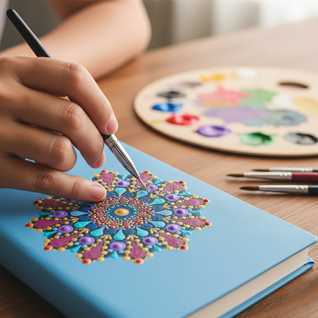 Create Your Own Intention Mandala Planner - A Transformational Dot Art Therapy Experience
