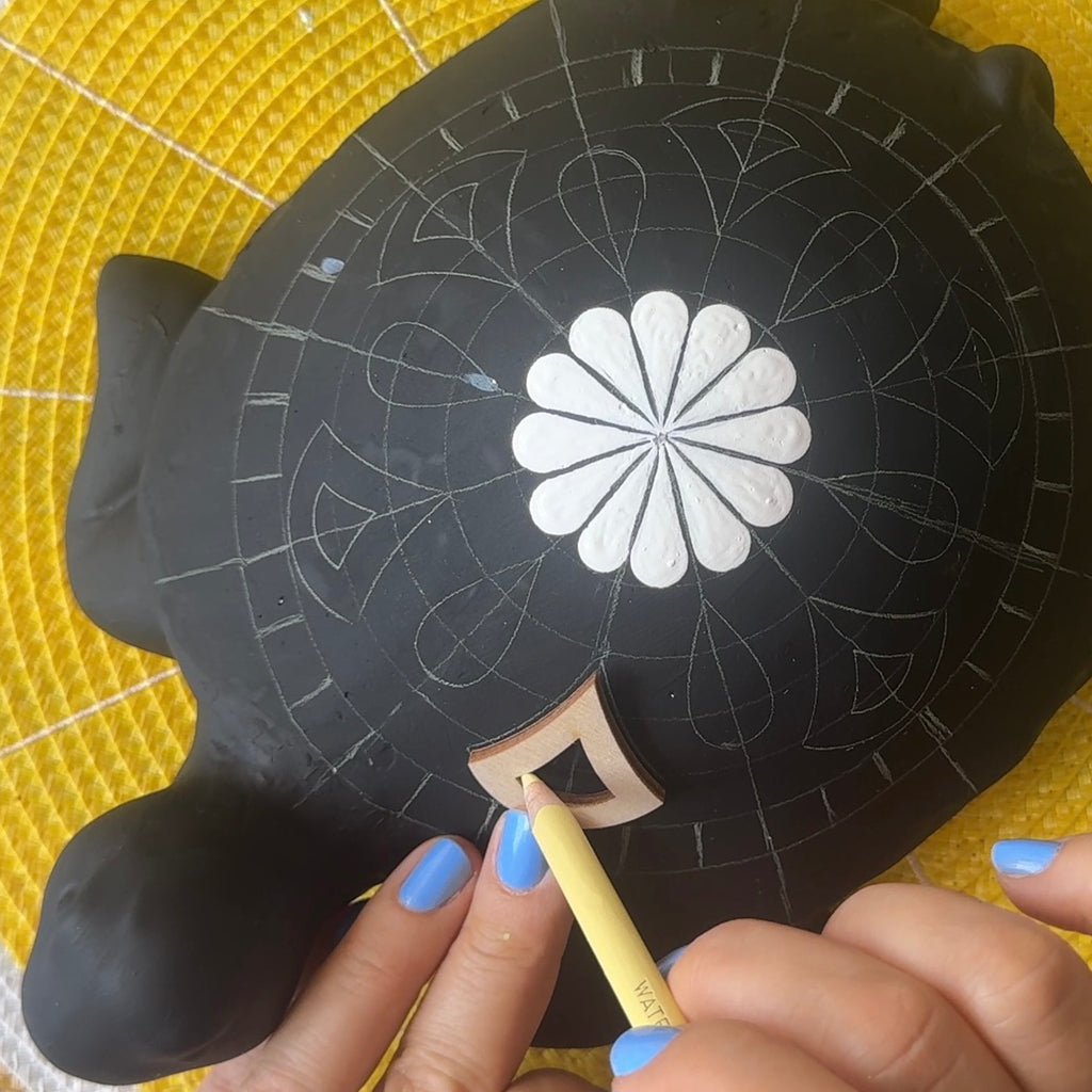 7 Wooden Mandala Stencils for Drawing and Tracing