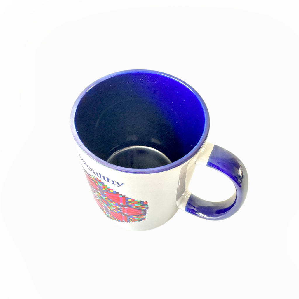 “Wealthy” Fibonacci Mandala Mug - The Energy of Flow and Abundance