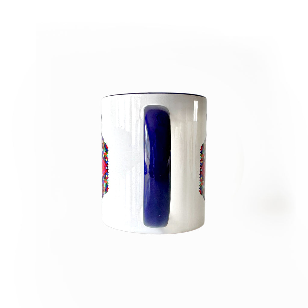 “Wealthy” Fibonacci Mandala Mug - The Energy of Flow and Abundance