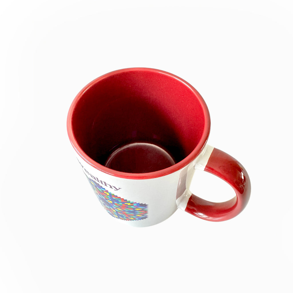 “Wealthy” Fibonacci Mandala Mug - Align With the Frequency of Prosperity