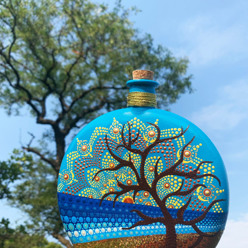 Blue Bottle Dreaming Tree