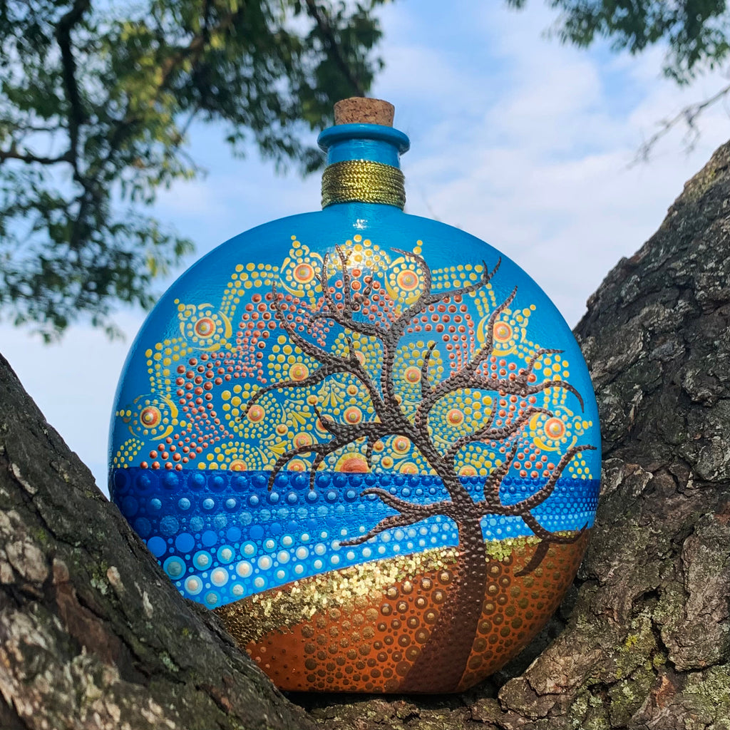 Blue Bottle Dreaming Tree